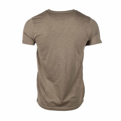 Tee shirt uni col V Aquarossa Homme CERRUTI marque pas cher prix dégriffés destockage
