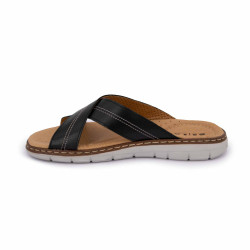 Mule cuir uni t39-45 Homme OR'LAND marque pas cher prix dégriffés destockage Mule cuir uni t39-45 Homme OR'LAND marque pas cher prix dégriffés destockage