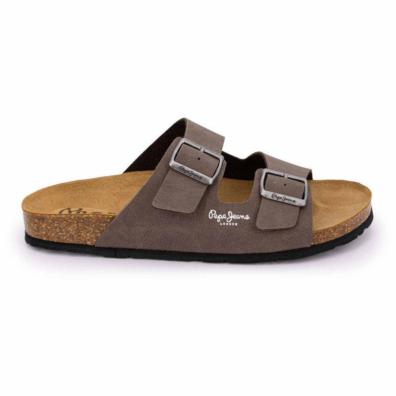 Mule boucle plate uni Homme PEPE JEANS marque pas cher prix dégriffés destockage