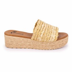 Mules plateforme rafia 10 63187 t36/41 Femme BIOSTOCK marque pas cher prix dégriffés destockage Mules plateforme rafia 10 63187 t36/41 Femme BIOSTOCK marque pas cher prix dégriffés destockage