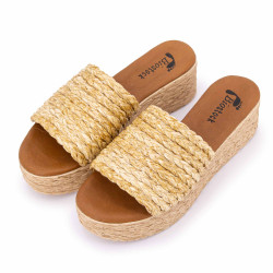 Mules plateforme rafia 10 63187 t36/41 Femme BIOSTOCK marque pas cher prix dégriffés destockage Mules plateforme rafia 10 63187 t36/41 Femme BIOSTOCK marque pas cher prix dégriffés destockage