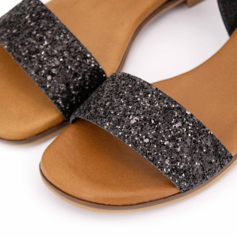 Sandale plate glitter 10299 t36/41 Femme BIOSTOCK marque pas cher prix dégriffés destockage Sandale plate glitter 10299 t36/41 Femme BIOSTOCK marque pas cher prix dégriffés destockage