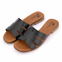 Mule plate vaq noir 10490 t36/41 Femme BIOSTOCK marque pas cher prix dégriffés destockage Mule plate vaq noir 10490 t36/41 Femme BIOSTOCK marque pas cher prix dégriffés destockage