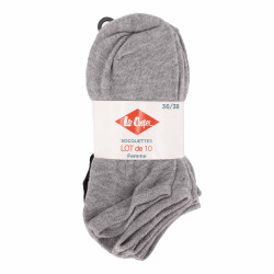 Socquette unie lot x10 noumea Femme LEE COOPER marque pas cher prix dégriffés destockage Socquette unie lot x10 noumea Femme LEE COOPER marque pas cher prix dégriffés destockage