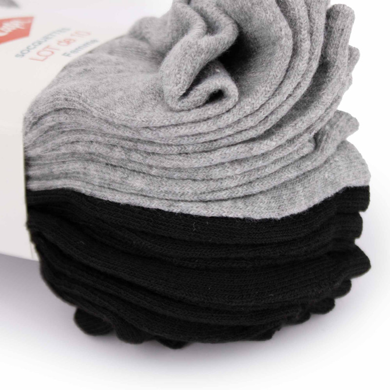 Socquette unie lot x10 noumea Femme LEE COOPER marque pas cher prix dégriffés destockage Socquette unie lot x10 noumea Femme LEE COOPER marque pas cher prix dégriffés destockage