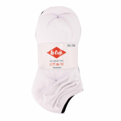 Socquette unie lot x10 noumea Femme LEE COOPER marque pas cher prix dégriffés destockage Socquette unie lot x10 noumea Femme LEE COOPER marque pas cher prix dégriffés destockage