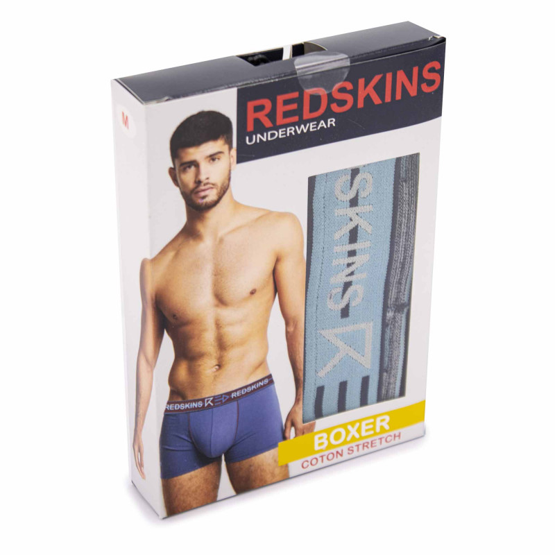 Boxer boite eddy Homme REDSKINS marque pas cher prix dégriffés destockage