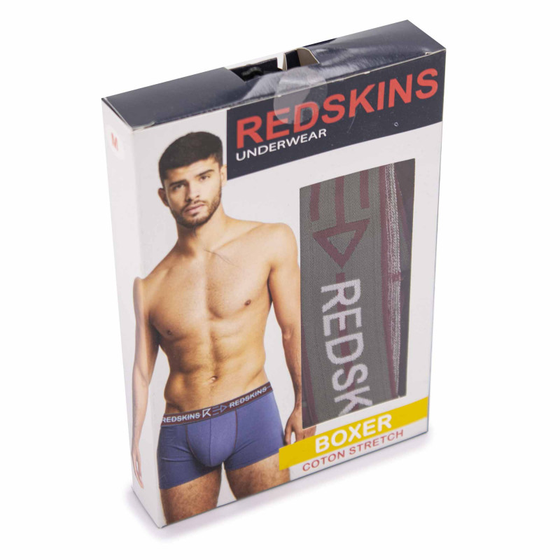 Boxer boite eddy Homme REDSKINS marque pas cher prix dégriffés destockage