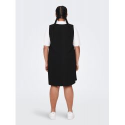 Robe tunique sans manches poches noire Femme ONLY CARMAKOMA Robe tunique sans manches poches noire Femme ONLY CARMAKOMA