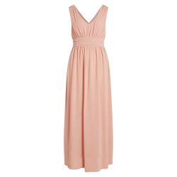 Robe longue sans manche fluide rose poudrée 14059707 3963 Femme VILA Robe longue sans manche fluide rose poudrée 14059707 3963 Femme VILA