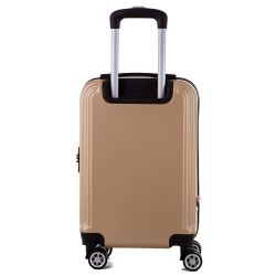 VALISE GALINA PC13490-3PGD ROSE POUDRE TAILLE S (55CM)