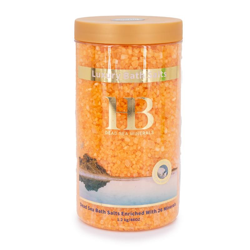 Sel de bain orange (1,2kg) DLUO 03-2025 Mixte HEALTH & BEAUTY