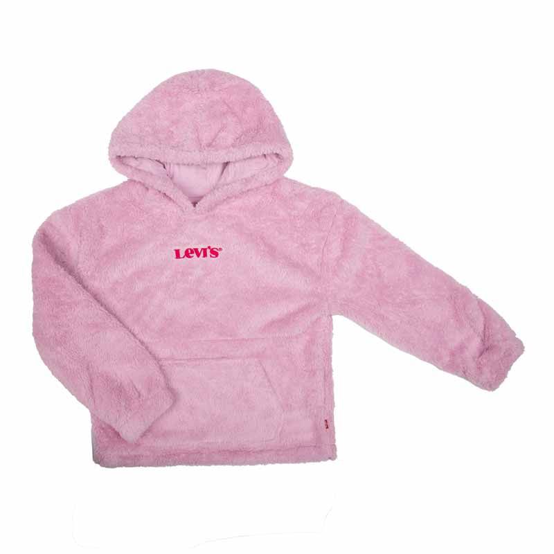 Sweat a capuche sherpa ml rose 10/16 ans 4ed501-p1i girl Enfant LEVI'S