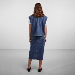 Blouson jeans sm bleu denim 17144831 4007 Femme PIECES