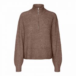 PULL ML ZIP VMMILI BROWN LENTIL 10290722 3819