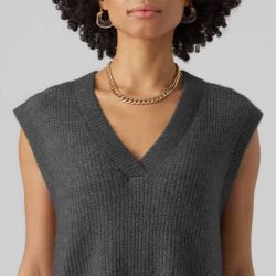 PULL SM COL V VMMILI DARK GREY MELANGE 10290738 3819 PULL SM COL V VMMILI DARK GREY MELANGE 10290738 3819