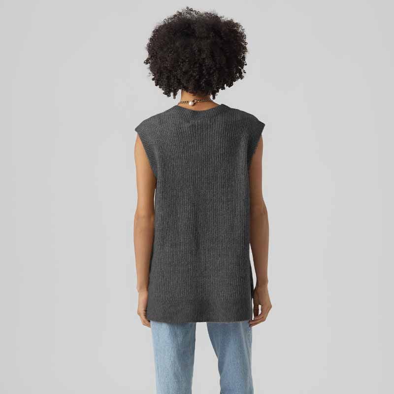 PULL SM COL V VMMILI DARK GREY MELANGE 10290738 3819 PULL SM COL V VMMILI DARK GREY MELANGE 10290738 3819