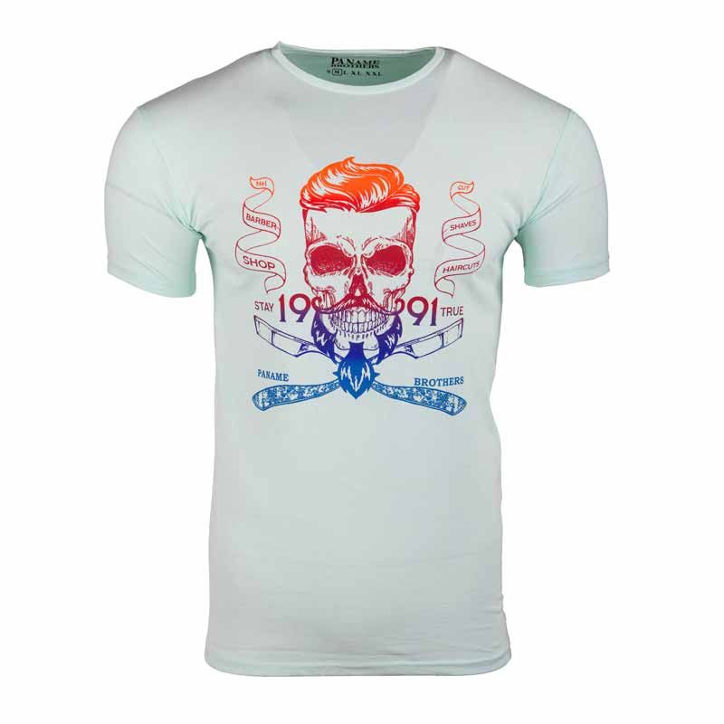 Tee shirt mc ts-pb-12 2311523 Homme PANAME BROTHERS