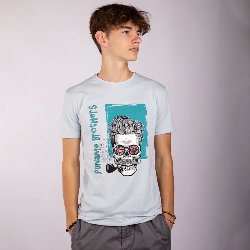 tee shirt imprimé pipe homme paname brothers