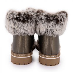 Botte col fourré Lacen bronze c077048 Femme LES TROPEZIENNES PAR M.BELARBI