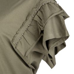 Haut mc kaki emaelle 02v105w-pq Femme DEELUXE 74 Haut mc kaki emaelle 02v105w-pq Femme DEELUXE 74