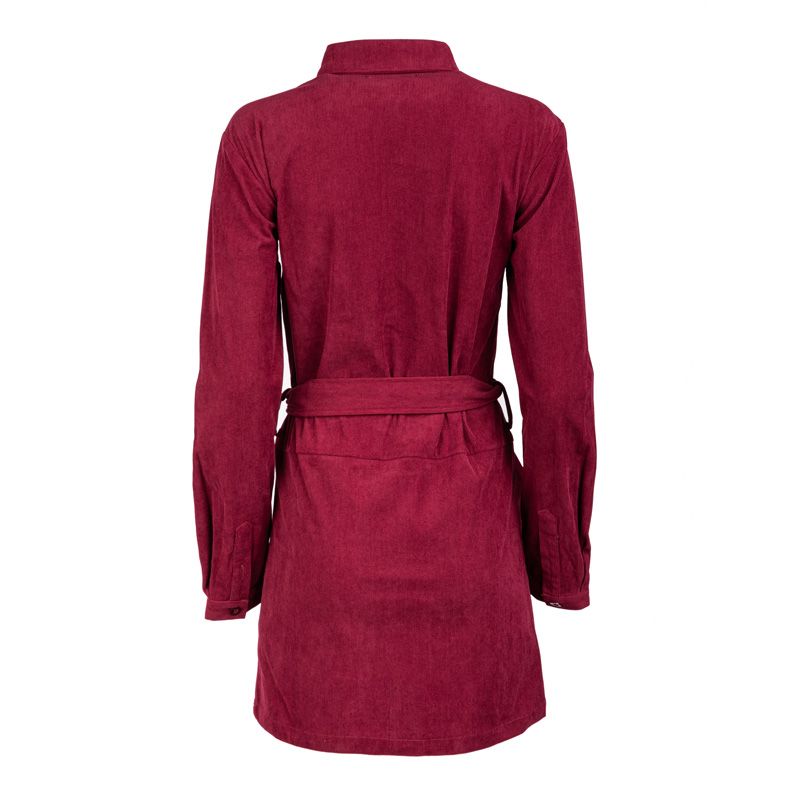 Robe velour online marron