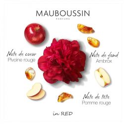 Coffret parfum "femme in red" 4 pieces edp 100ml + edp 20ml + lait 90m Femme MAUBOUSSIN Coffret parfum "femme in red" 4 pieces edp 100ml + edp 20ml + lait 90m Femme MAUBOUSSIN