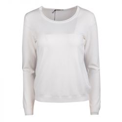 Pullfine maille col rond 30% cachemire 080 Femme REAL CASHMERE