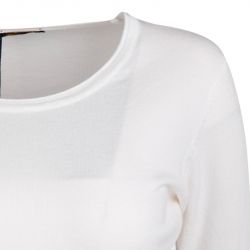 Pullfine maille col rond 30% cachemire 080 Femme REAL CASHMERE
