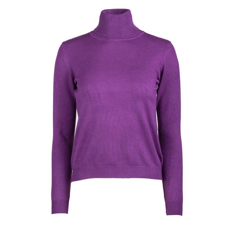 Pullfine maille col roule 30% cachemire 020 Femme REAL CASHMERE