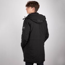 Parka à capuche Baryo noire Homme PARAGOOSE