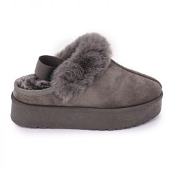 Mule fourree elastique derriere olympe Femme MANOUKIAN Mule fourree elastique derriere olympe Femme MANOUKIAN