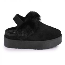 Mule fourree elastique derriere olympe Femme MANOUKIAN Mule fourree elastique derriere olympe Femme MANOUKIAN
