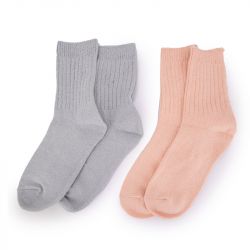 Chaussettes lot x2 clotilde Femme LES PETITES...PARIS Chaussettes lot x2 clotilde Femme LES PETITES...PARIS