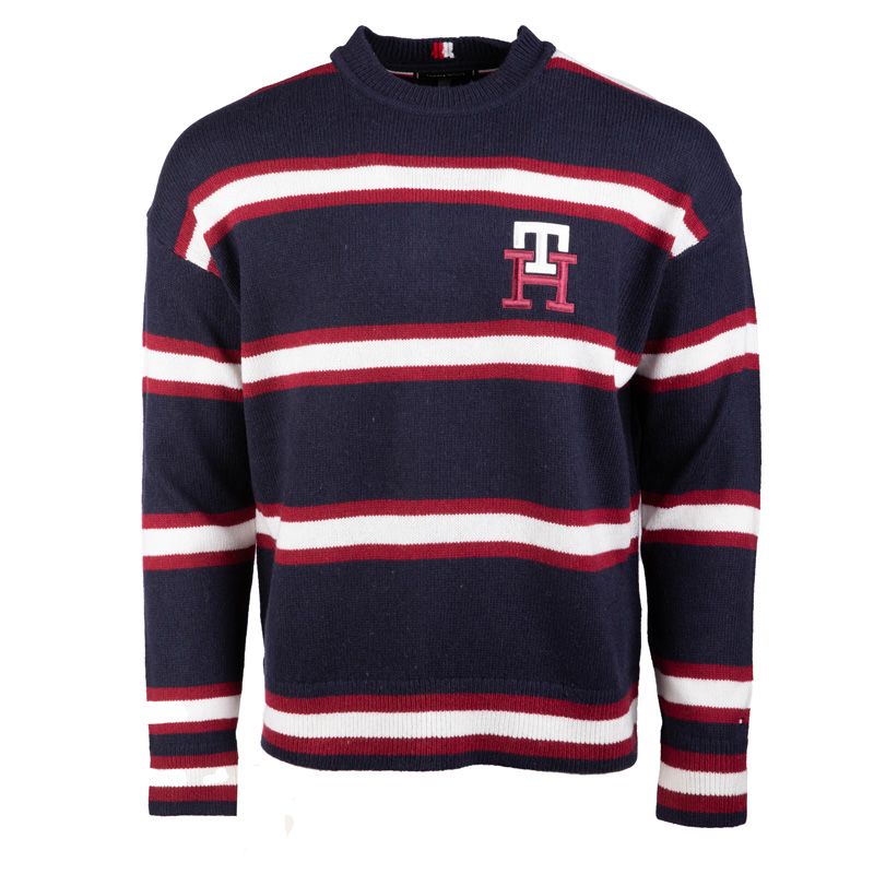 Pull col rond mw0mw28052 taille xs-2xl Homme TOMMY HILFIGER