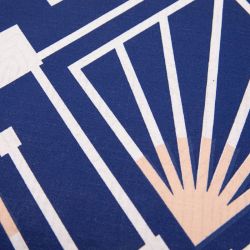 Housse de couette + 2 taies arty imprime 240x220 Mixte INFINITIF