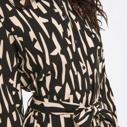 ROBE LONGUE ML JDYDIVYA BLACK SANDSHELL15305898 3925