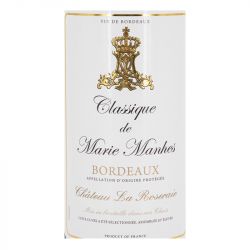 AOC BORDEAUX ROUGE 2021 CLASS. DE MARIE CHAT. LA ROSERAIE 75CL AR10833