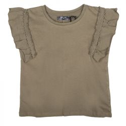 Tee shirt mc kaki emaelle 02v105g-pp girl Enfant DEELUXE 74