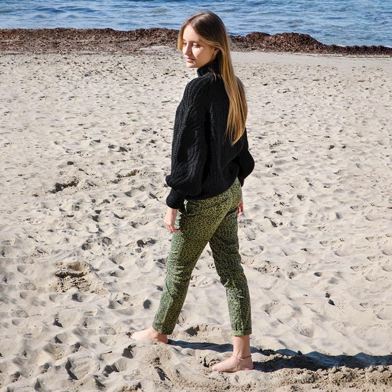 Pantalon pia aop leopard military js23-311-01 Femme JOSEPH 'IN Pantalon pia aop leopard military js23-311-01 Femme JOSEPH 'IN