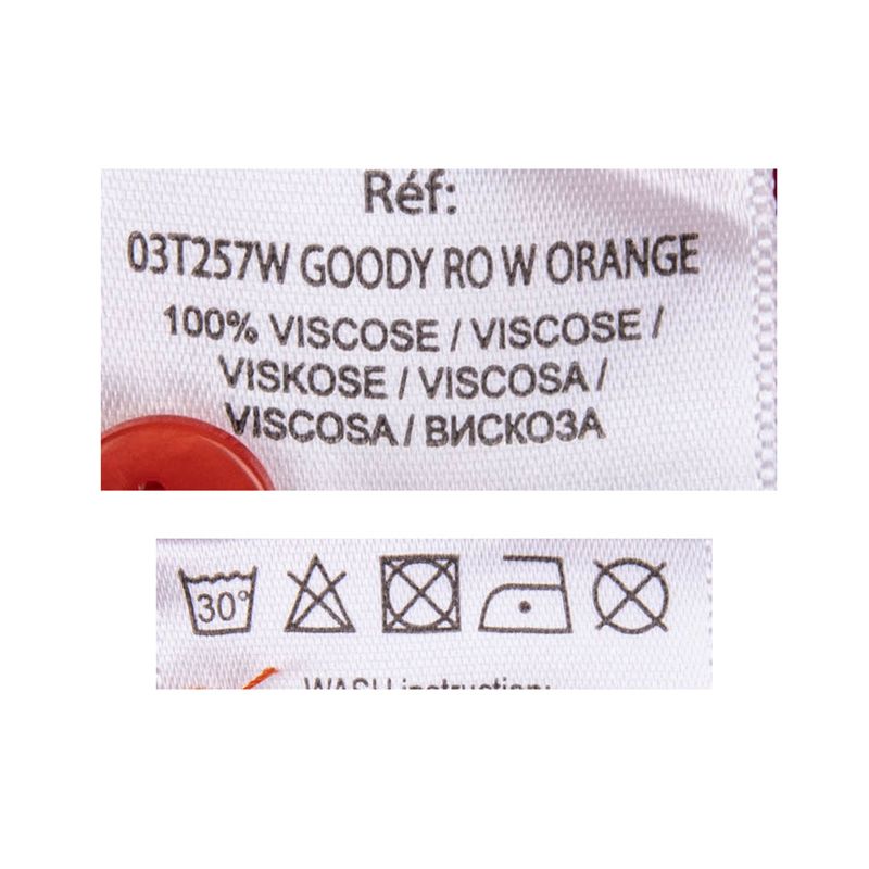 Robe sm orange 03t257w 54ora Femme DEELUXE 74