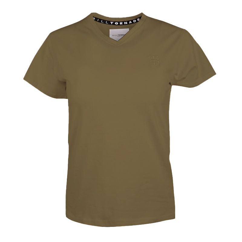 Tee shirt mc col v 11286 Femme BILL TORNADE
