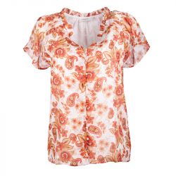 Chemise mc fleur 03t409w 54tan Femme DEELUXE 74 Chemise mc fleur 03t409w 54tan Femme DEELUXE 74
