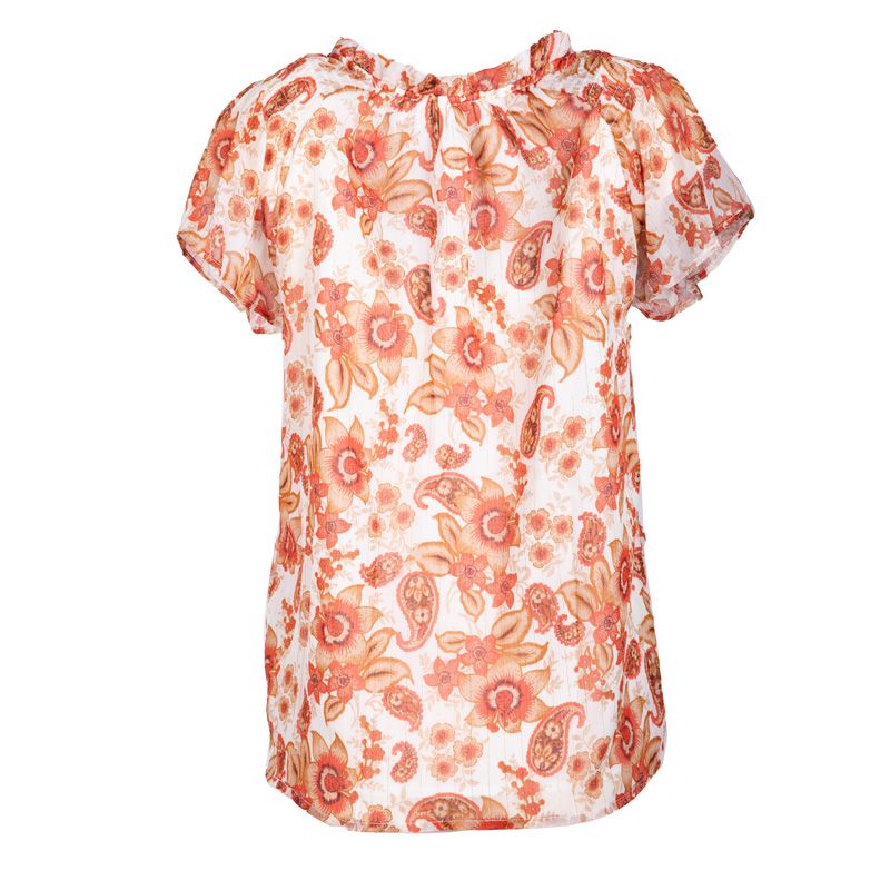 Chemise mc fleur 03t409w 54tan Femme DEELUXE 74 Chemise mc fleur 03t409w 54tan Femme DEELUXE 74