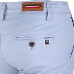 Pantalon chino coton stretch revers fermeture éclair tenali Homme BLAGGIO Pantalon chino coton stretch revers fermeture éclair tenali Homme BLAGGIO