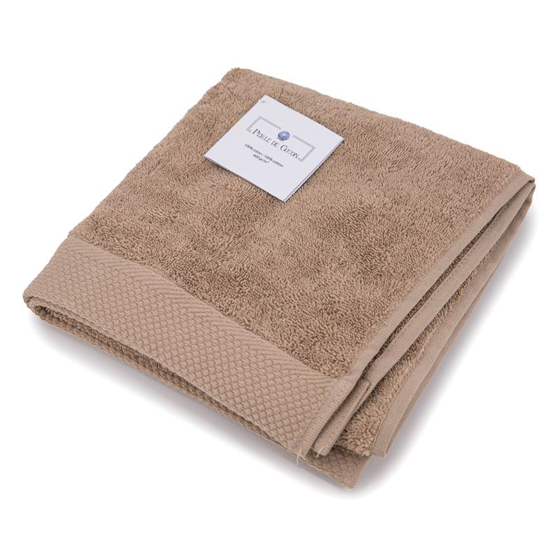 Serviette de toilette50x100 cm Mixte PERLE DE COTON