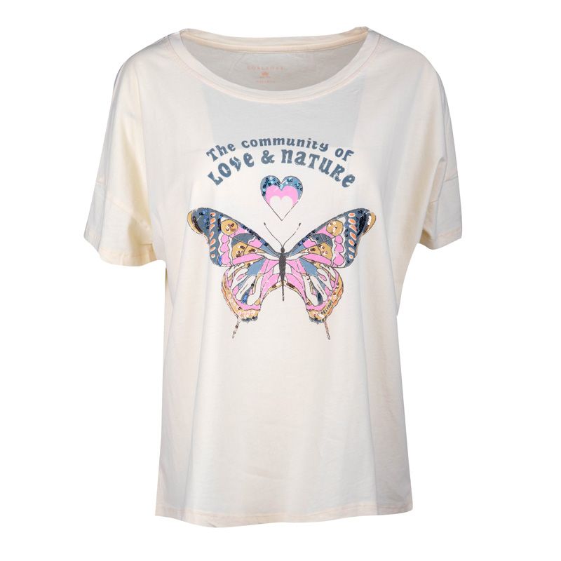 tee shirt overzise imprimé papillon erika femme corleone