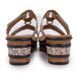 Mule a scratch compense beige multi 74r0182002 t36-41 Femme ROMIKA Mule a scratch compense beige multi 74r0182002 t36-41 Femme ROMIKA
