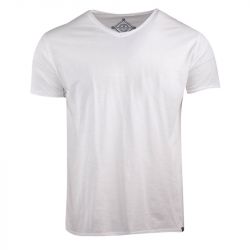 Tee shirt mc col v slub 100 % coton assor 24 myke-a Homme BLAGGIO