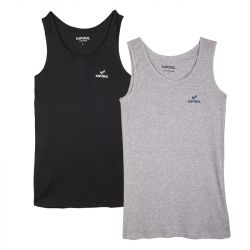 Lot de 2 debardeurs ramon Homme KAPORAL Lot de 2 debardeurs ramon Homme KAPORAL